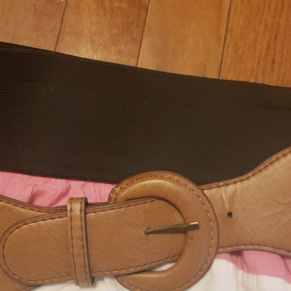 Maurices Multicolor Striped A-Line Skirt w/ Stretch Waist And Belt – L - Picture 3 of 3